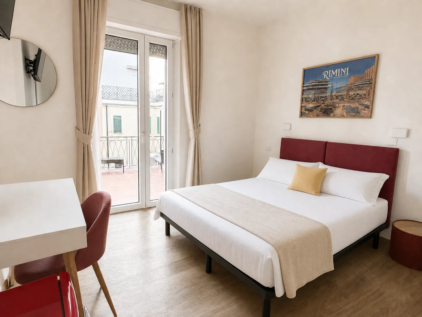 Renovated double room at Hotel La Dolce Vita Rimini