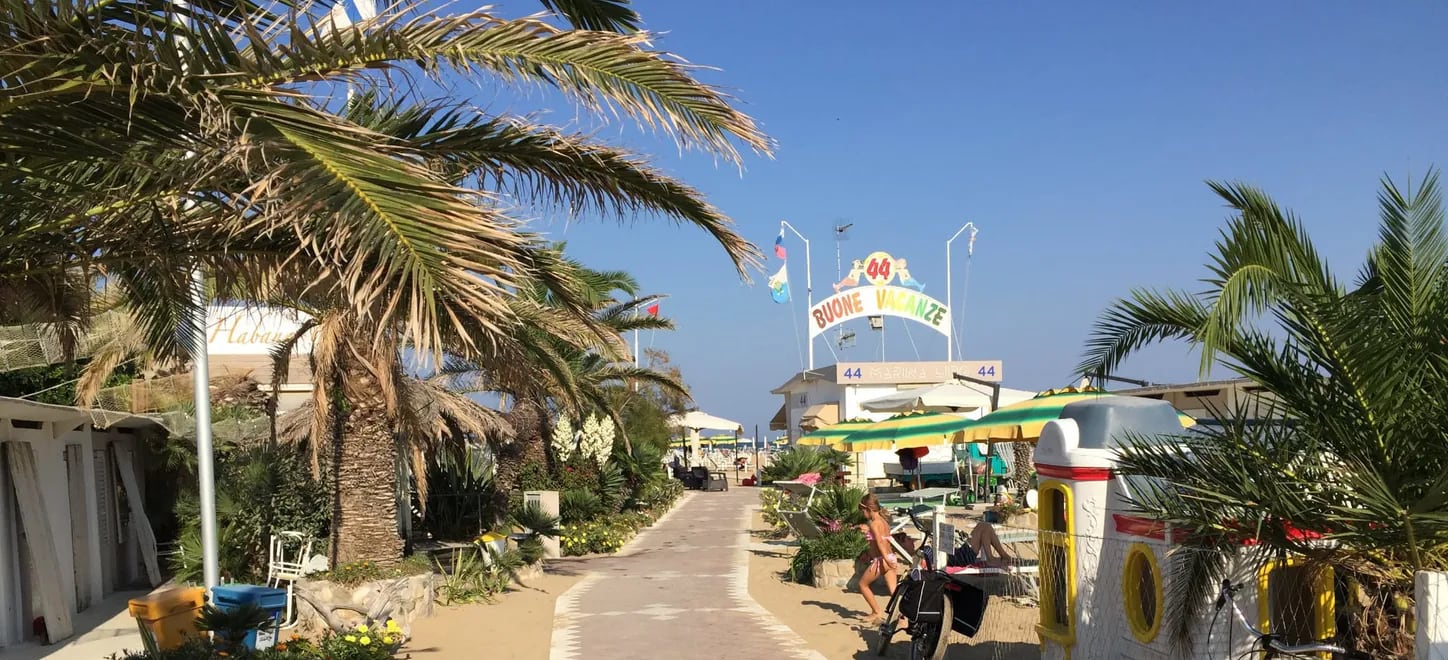 Spiaggia a prezzo convenzionato — Hotel La Dolce Vita Rimini